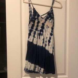 Ocean tie dye dress